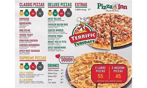 Pizza Inn Menu .